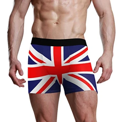 Image of FANTAZIO Men&#039;s Boxer Brief Union Jack Flag Mens Underwear