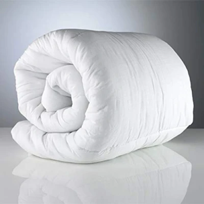 Image of Linens Limited Polycotton Hollowfibre Non Allergenic Duvet/Quilt, 9.0 Tog, Cot Bed