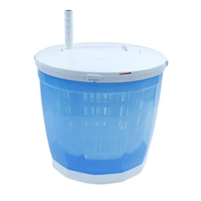Image of Leisurewize LW569 Eco Washer Blue, 2L, Portable Manual Washing Machine, Hand Cranking, Dual Wash Cycles, Compact Design