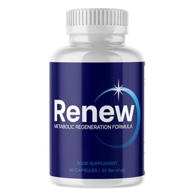 Image of Renew Metabolic Regeneration Formula One Month Supply 60 Weight Loss Capsules Vegan Nutrizet Ltd