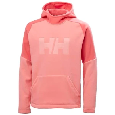 Image of Helly Hansen Junior Unisex Jr Daybreaker Hoodie, Coral Almond, 16