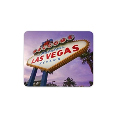 Image of Destination Vinyl ltd Las Vegas Sign Mouse Mat Pad USA America Travel PC Computer #8233