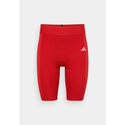 Image of adidas Performance Techfit Short Tight Pants, Men&#039;s, Size: XL, Team power red