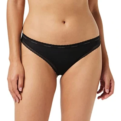 Image of Calvin Klein Underwear Thong Thong, Women&#039;s, Size: Medium, Black