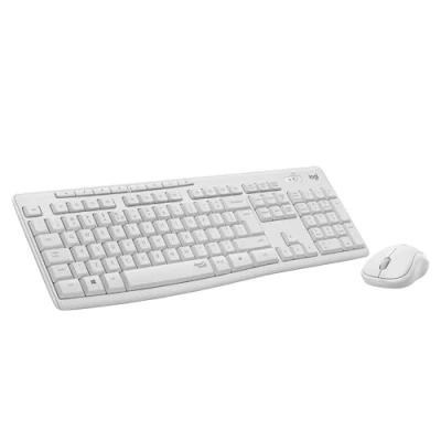 Image of Logitech MK295 Silent Wireless Combo, QWERTY US International Layout White