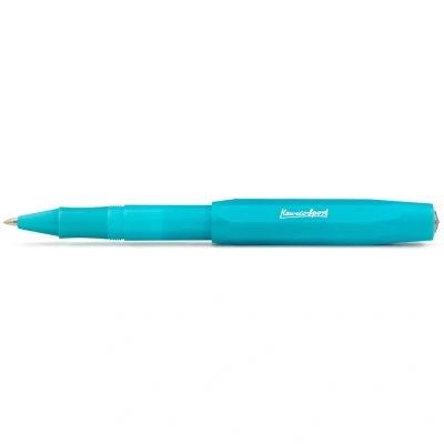 Image of Kaweco FROSTED SPORT Gel/Ballpoint Pen Light Blueberry I Including 0.7 mm Rollerball Refill in Sommery Design with Ceramic Ball Premium Gel Roller 13 cm