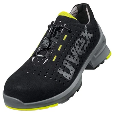 Image of Uvex 1 Work Shoe Safety Trainer S1 SRC ESD Lime/Black Size 12