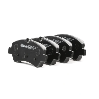 Image of 1916327, 2006029, 2325325, 2480690, KTMK312K021AA brake pad set BREMBO P 24 187 incl. wear warning contact with caliper screws accessories