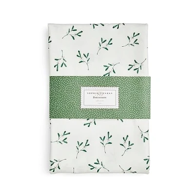 Image of Sophie Conran for Portmeirion Mistletoe Table Cloth Single, 70.9 x 55.1 inch (Rechteckig), White