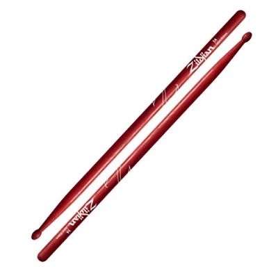 Image of Zildjian Z5AR 7A Hickory Drumsticks Tip Black DIP, Red