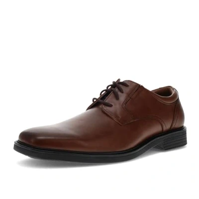 Image of Dockers Mens Stiles Dress Casual Oxford Shoe, Mahogany, 9 UK