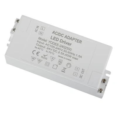 Image of EPLZON 24V 60W LED Transformer Drive Electronic 2.5A Driver Constant Voltage Switching Power Supply Low for Luminaire Lighting