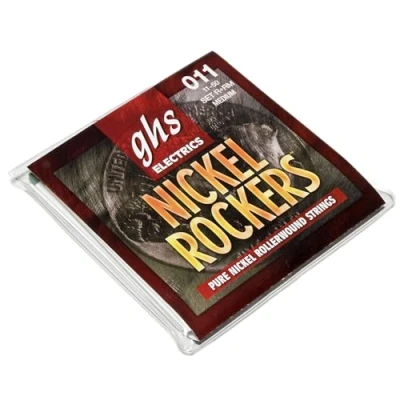 Image of GHS RRM Nickel Rockers Rollerwound String Set Medium 11 50
