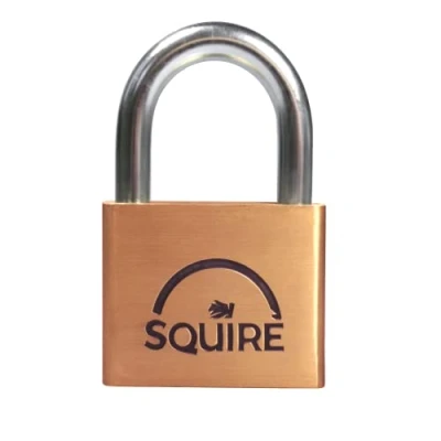 Image of SQUIRE Lion Brass Open Shackle Padlock KA 40mm KA1 LN4 KEY NO. 23423