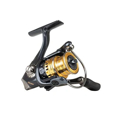 Image of Abu Garcia Carabus AG SX Spinning Reel, Fishing Reels, Allround Fishing, Area Game, Trout, Perch and Mini Species, Unisex, Grey/Gold, 1000