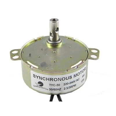 Image of CHANCS Electric Gear Motor TYC 50 AC 220V 2.5 3RPM CW Synchronous for Fan Microwave Oven