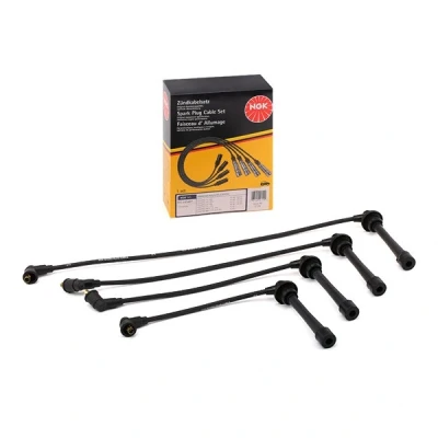 Image of RCHD407 Ignition Lead Set NGK 0709 4 HYUNDAI: Tiburon COUPE, Coupe II, KIA: cee‘d I Hatchback, CARENS 2, Sportage II