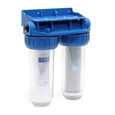 Image of Naturewater Double Filter 3/4Inch 26,16mm, NW BR10B3, Activated Carbon, 10 inch, Sand, Rust, Algae, POTABLE_WATER_FILTER