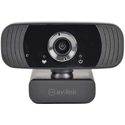 Image of AV Link FHD Webcam For PC &amp; Laptop USB Plug and Play Meeting, Zoom, Skype, Facetime, Windows, Linux, macOS
