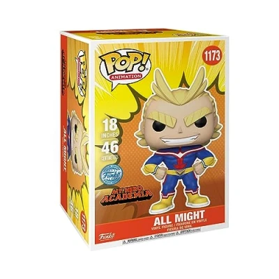 Image of Funko Pop! Animation: My Hero Academia (MHA) All Might 18&quot; Collectable Vinyl Figure Gift Idea Official Merchandise Toys for Kids &amp; Adults Anime Fans Model Collectors