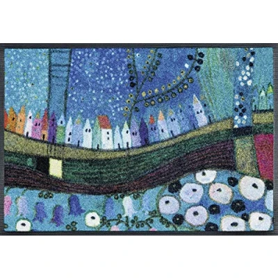 Image of Wash&amp;Dry Door Mat, Acrylic, Multicoloured, 75x120x0.7 cm