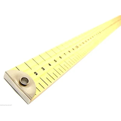 Image of Lamintated Wooden Yard Stick Meter Ruler Rule Yardstick Inches MM 3003 New
