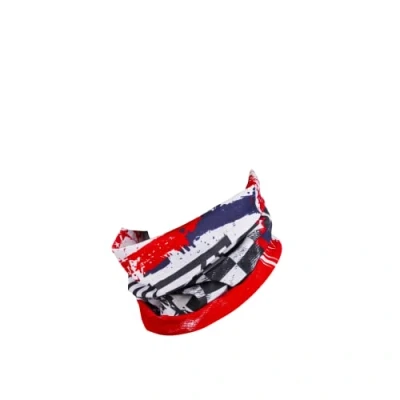 Image of O&#039;Neal NECKWARMER Scarf Neck warmer Mask Measuring 26cm wide and 47cm high, Wind Protection, stretchable fabric One Size (white/blue/red)