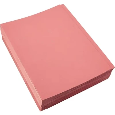 Image of Indigo Square Cut Folder Foolscap, 180 GSM (10, Pink)