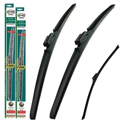 Image of Heyner Fits Mercedes GLC 2019 2022 Full Set of 3 Wiper Blades Hybrid HH2222TLM13Q