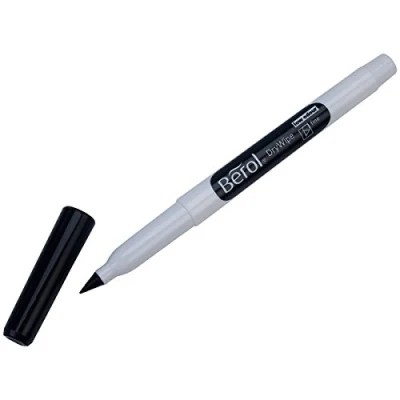 Image of Berol WHITE BOARD DRY WIPE PENS Black Fine Pack 24
