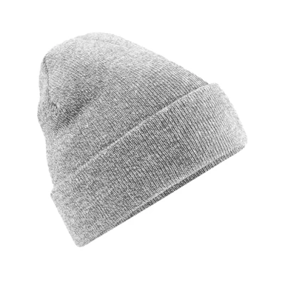Image of Beechfield Original Cuffed Beanie Heather Grey