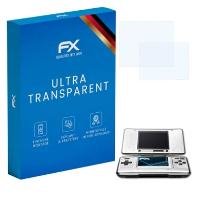Image of atFoliX Screen Protection Film compatible with Nintendo DS Protector, ultra clear FX Protective (Set of 3)