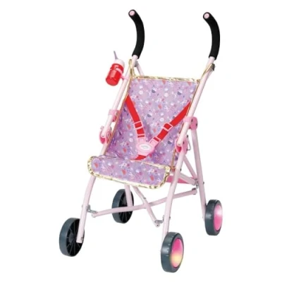 Image of Baby Born Happy Birthday Deluxe Buggy Star &amp; Space Theme Easy For Small Hands, Creative Play Promotes Empathy Social Skills, Toddlers 3 Years Up Includes Clip On Beaker