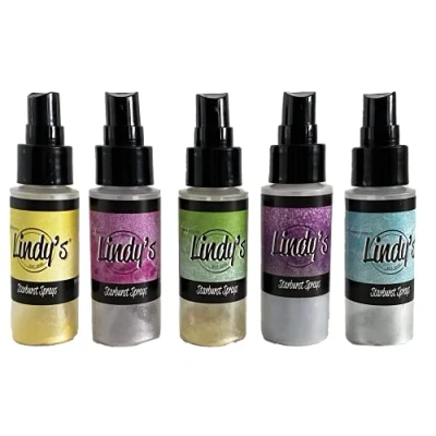 Image of Lindy&#039;s Stamp Gang Starburst Sprays 2oz 5/Pkg Drop Dead Diva, Other, Multicoloured, 3.81 x 21.59 20.32 cm