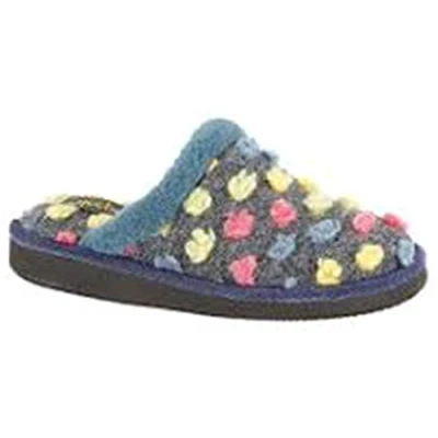Image of Sleepers Womens Donna Superlight Thermal Mule Slippers Blue 7 UK