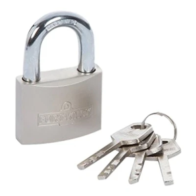 Image of Fort Knox 77002 Blue Spot 50mm Satin Finish Padlock, Gold