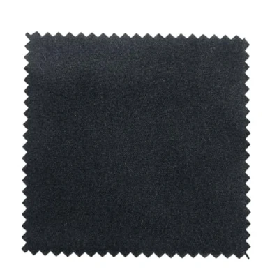Image of 100 Pieces Square Silver Gold Jewelry Cleaning Polishing Cloth Double Sided Ring Earring Portable Wiping Maintenance Black