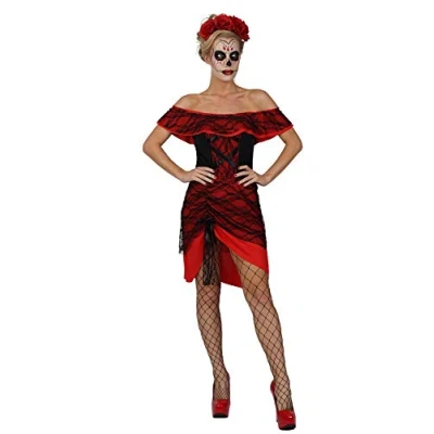 Image of Classified Ladies Day of the Dead Senorita Costume Large