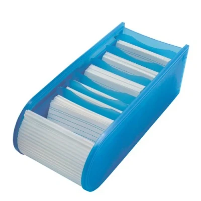 Image of Wedo A8/500 Flash Card Box Blue