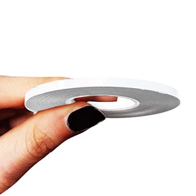 Image of 4R Quattroerre.it 10452 Trim Stripes Adhesive Strips for Cars, White, 3 mm x 10 mt