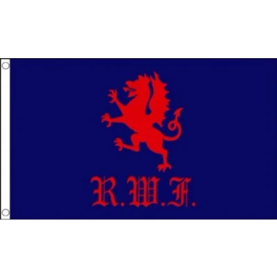 Image of 5ft x 3ft (150 90 cm) Royal Welch Fusiliers 100% Polyester Material Flag