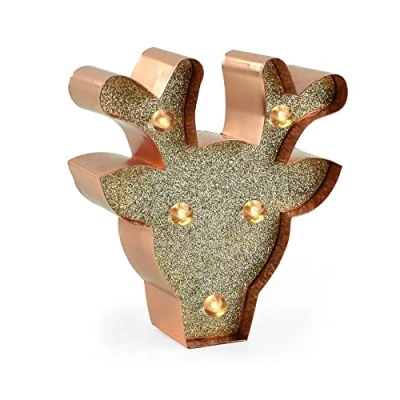 Image of Ties Decorative Accessories, Metal, Reindeer, Small