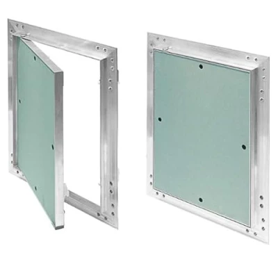 Image of KRAL1 Inspection Flap GK Insert 150 x 200 mm Plasterboard 12.5 Door Service 15 20 cm Maintenance Cleaning Opening with Aluminium Frame Suitable for Wet