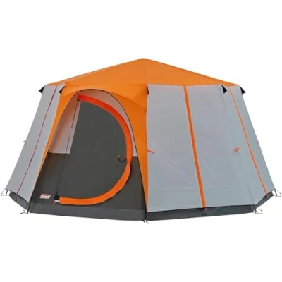 Image of Coleman Unisex 8 Man Tent, Orange, 6 to person
