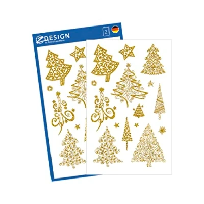 Image of Avery 52273 Christmas Stickers, 30 Trees