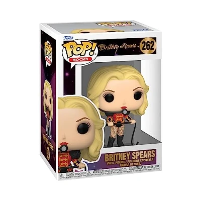 Image of Funko POP! Rocks: Britney Spears Circus 1/6 Odds for Rare Chase Variant Collectable Vinyl Figure Gift Idea Official Merchandise Toys Kids &amp; Adults Music Fans