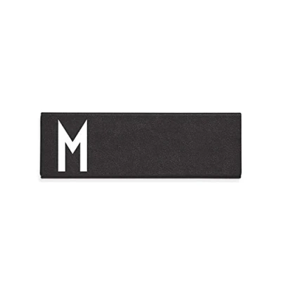 Image of Design Letters Personalised Black Metal Pencil Case for Pen, Pencil, Eraser, Ruler Ideal Stationary Storage Gift Work and School (M)