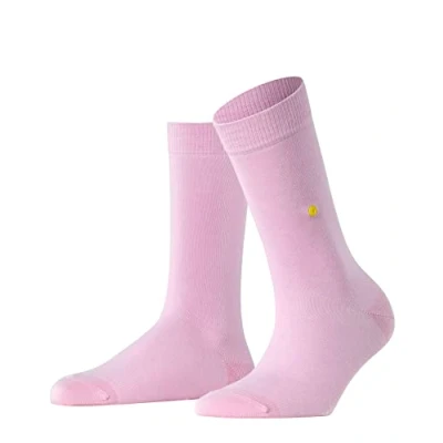 Image of Burlington Women&#039;s Lady W SO Cotton Plain 1 Pair Socks, Pink (Sporty Rose 8393) new eco friendly, 3.5 7