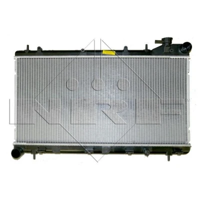 Image of 45199FA040, 45199FC030, 45199FC031 Engine radiator NRF 53696 Aluminium 691mm 340mm 16mm Brazed cooling fins SUBARU: Forester I, Impreza I Saloon