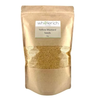 Image of Yellow Mustard Seeds 1kg Wholerich Foods